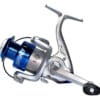 Reel Frontal Spinit Lb 401 1 Ruleman Ideal Spinning Pejerrey Color Negro Con Dorado Lado De La Manija Derecho/izquierdo