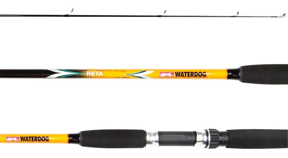 Caña Waterdog Reta 1,95m 2tr Liviana 10-40gr Fibra De Vidrio
