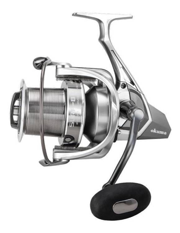 Reel Frontal Okuma Surf-8k Derecho/izquierdo Color Plateado