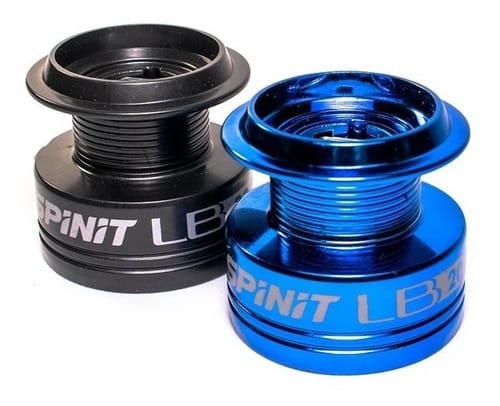 Reel Frontal Spinit Lb 401 1 Ruleman Ideal Spinning Pejerrey Color Negro Con Dorado Lado De La Manija Derecho/izquierdo