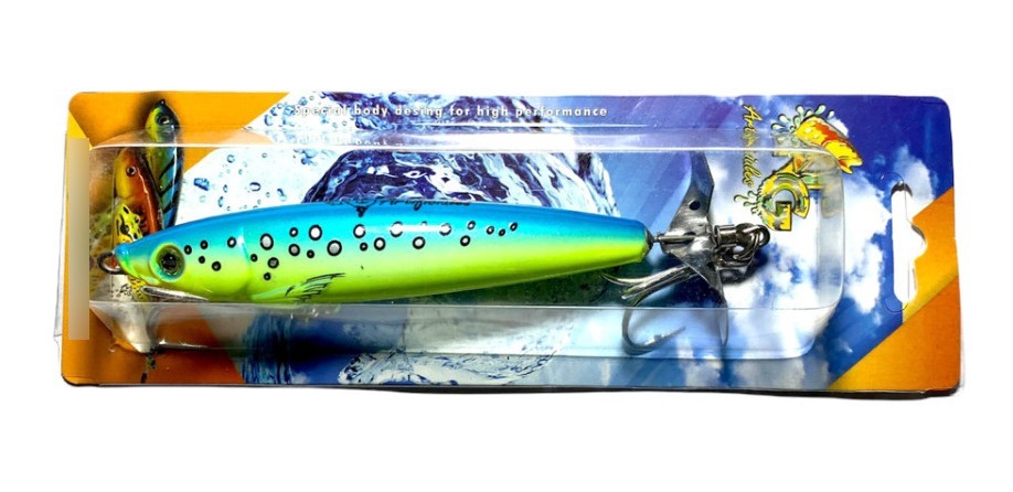 Señuelo Ng Turbo 115 Mm 28 Gr De Superficie Con Helice