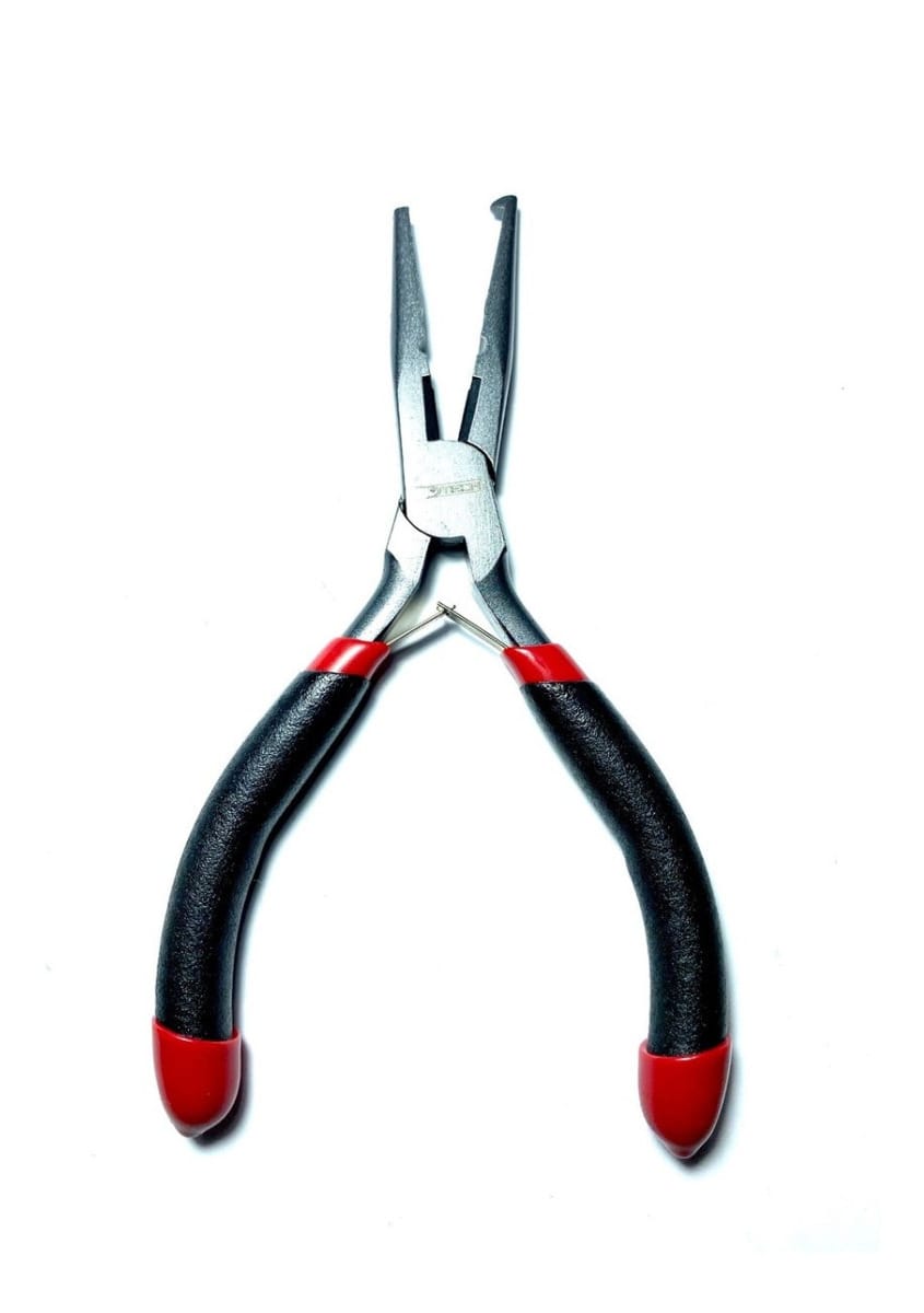 Pinza Tech Mini De Punta Con Diente Para Anillas Mas Funda