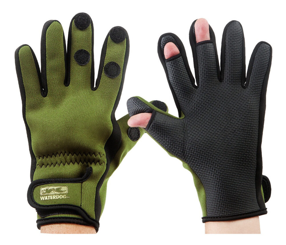 Guantes De Neoprene Pesca Waterdog De 3 Mm