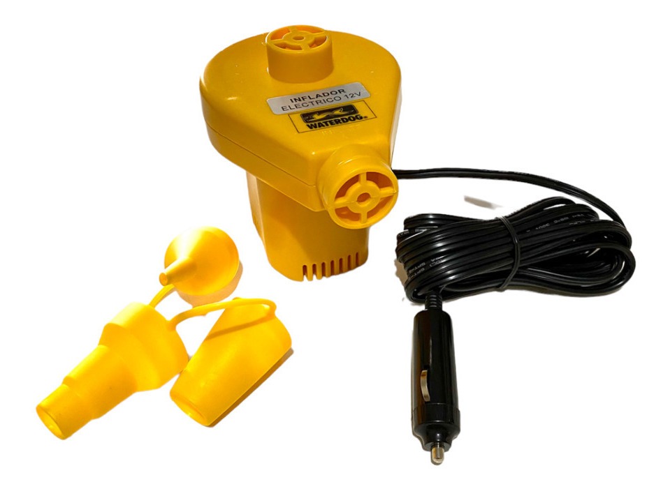 Inflador Waterdog Electrico 12 V C/picos Colchones Camping