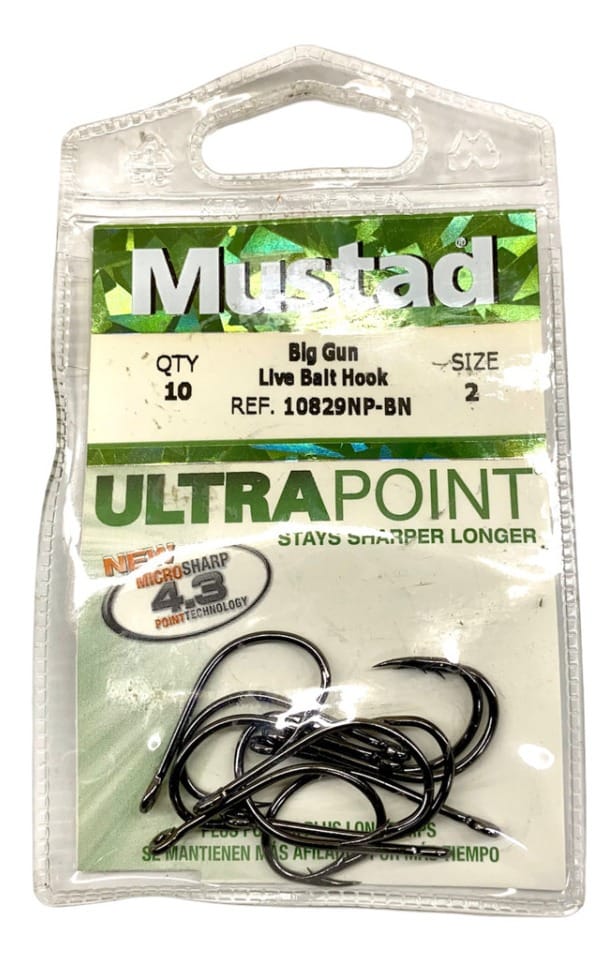 Anzuelo Mustad Ultrapoint Big Gun 10829np-bn Reforzados