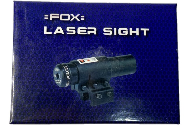 Mira Láser Fox F-ray Red 8 Rojo P/ Riel De 11mm Con Montaje