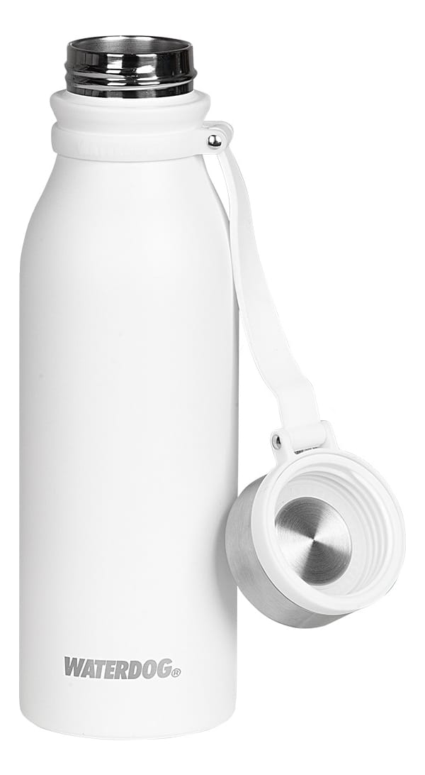 Botella Térmica Waterdog Buho 600ml Frio Calor Hermetica Color Blanco