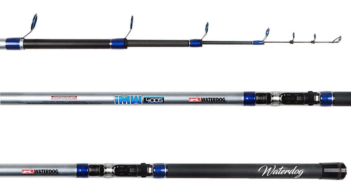 Caña Waterdog Imw 4m Telescópica 5 Secc 20-40 G Pejerrey