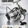 Reel Okuma Frontal Surf 8k 6 Rulemanes Carrete Aluminio 18kg Lanzamiento