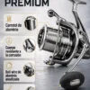 Reel Okuma Frontal Surf 8k 6 Rulemanes Carrete Aluminio 18kg Lanzamiento