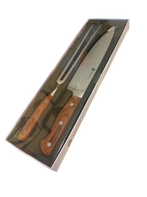 Juego Trento Gourmet 2 Piezas Tenedor Y Cuchillo
