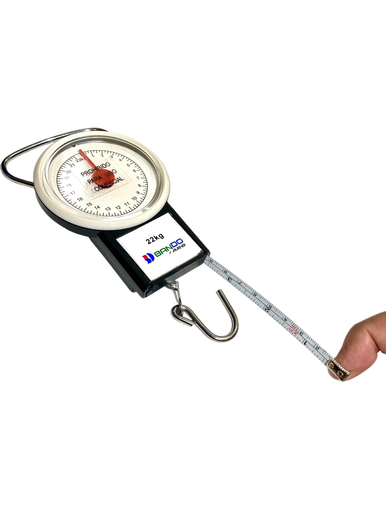 Balanza Mecánica Bando Hasta 22 Kg Con Cinta Métrica 1m