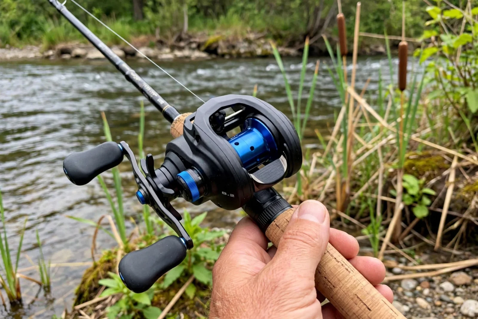 Reel Shimano Slx Dc 151 Xg 5 Rulemanes 8.2:1 Manija Izquierda