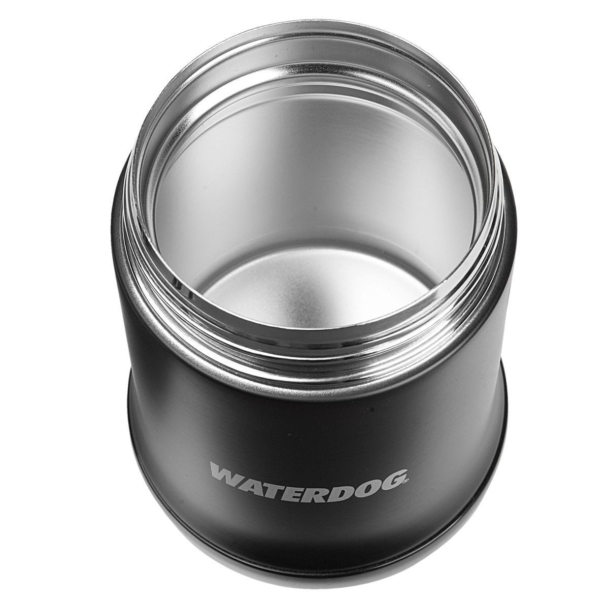 Lunchera Termica Waterdog Acero Inoxidable Negro 480 Cm3