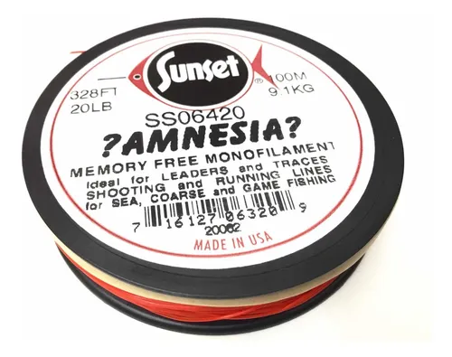 Monofilamento Amnesia Sunset Usa 20 Libras 100 M