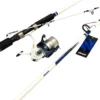 Combo Okuma Tundra Caña 2,40 M 2 Tramos 10-30 Lbs + Reel + Nylon Para Frontal Variada