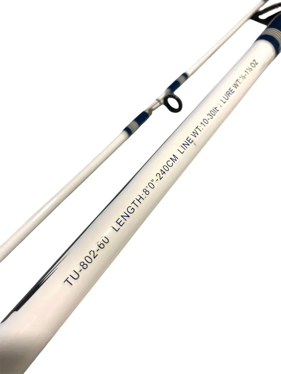 Combo Okuma Tundra Caña 2,40 M 2 Tramos 10-30 Lbs + Reel + Nylon Para Frontal Variada