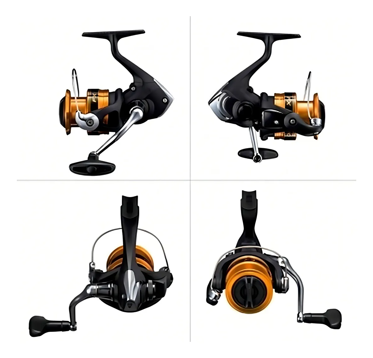 Reel Frontal Shimano Fx2500 4 Kg De Freno 5.0:1 3 Rulemanes