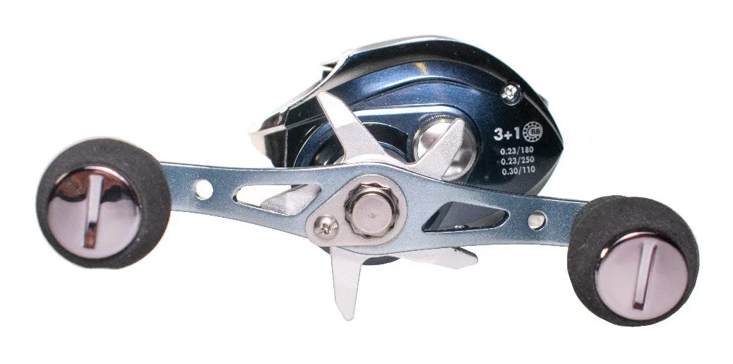 Reel Huevito Spinit Bahía 150 Lh Bait Izquierdo 4 Rulemanes 6.3:1 110m/0,30mm