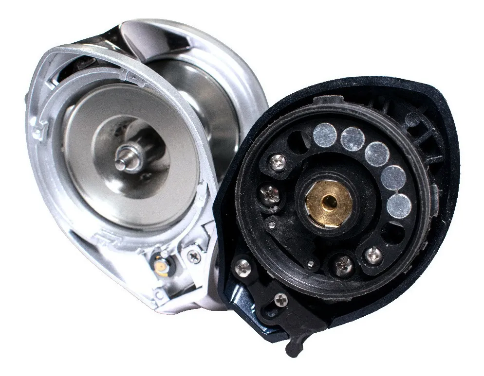 Reel Huevito Spinit Bahía 150 Lh Bait Izquierdo 4 Rulemanes 6.3:1 110m/0,30mm