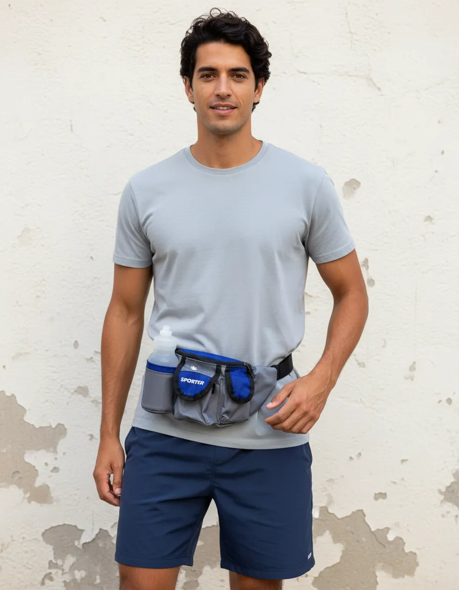 Riñonera Spinit Sporter Deportiva Urbana Outdoor Mas Botella