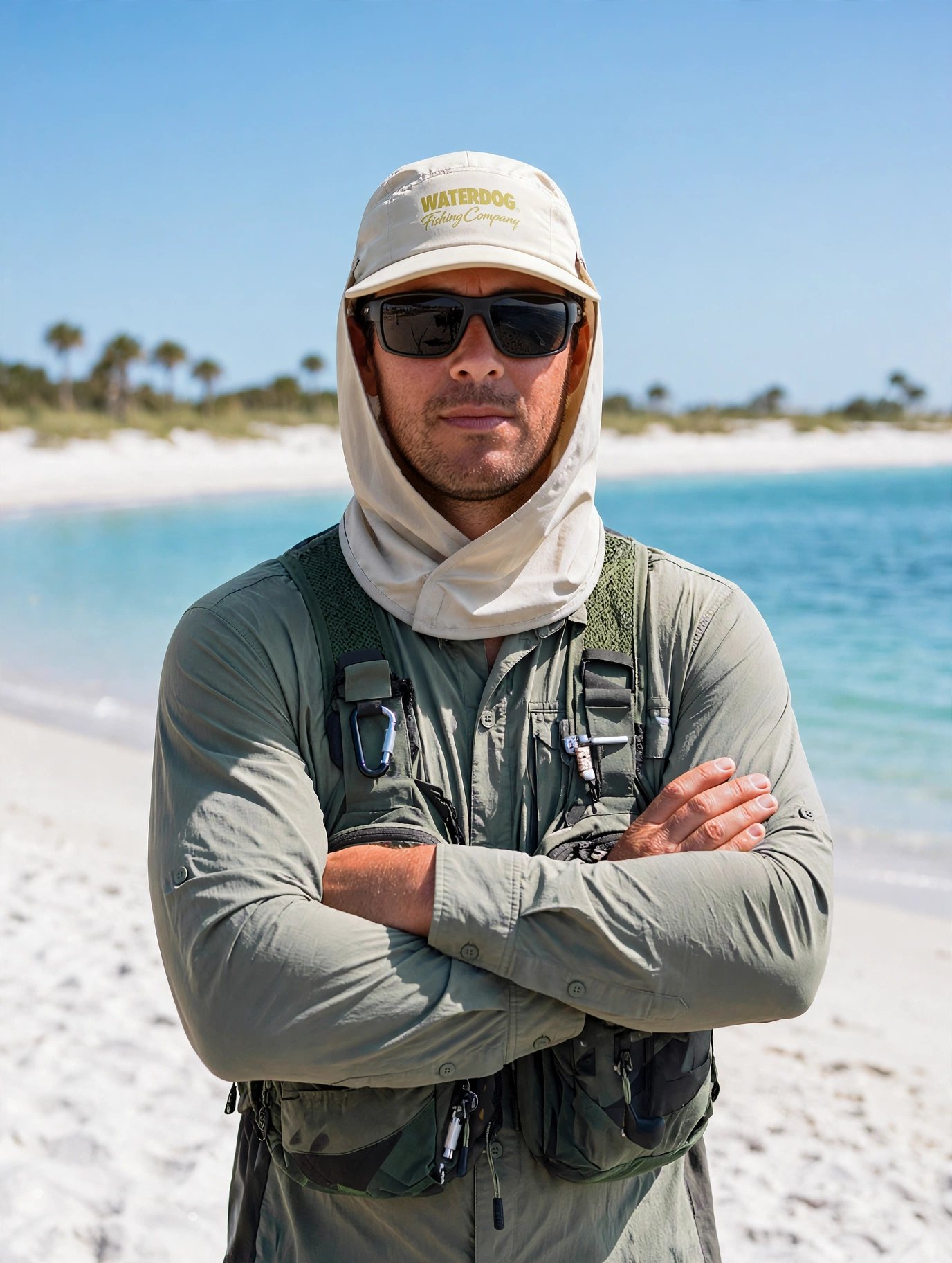 Gorro Waterdog Con Visera Y Cubrenuca Desmontable Con Bolsillo