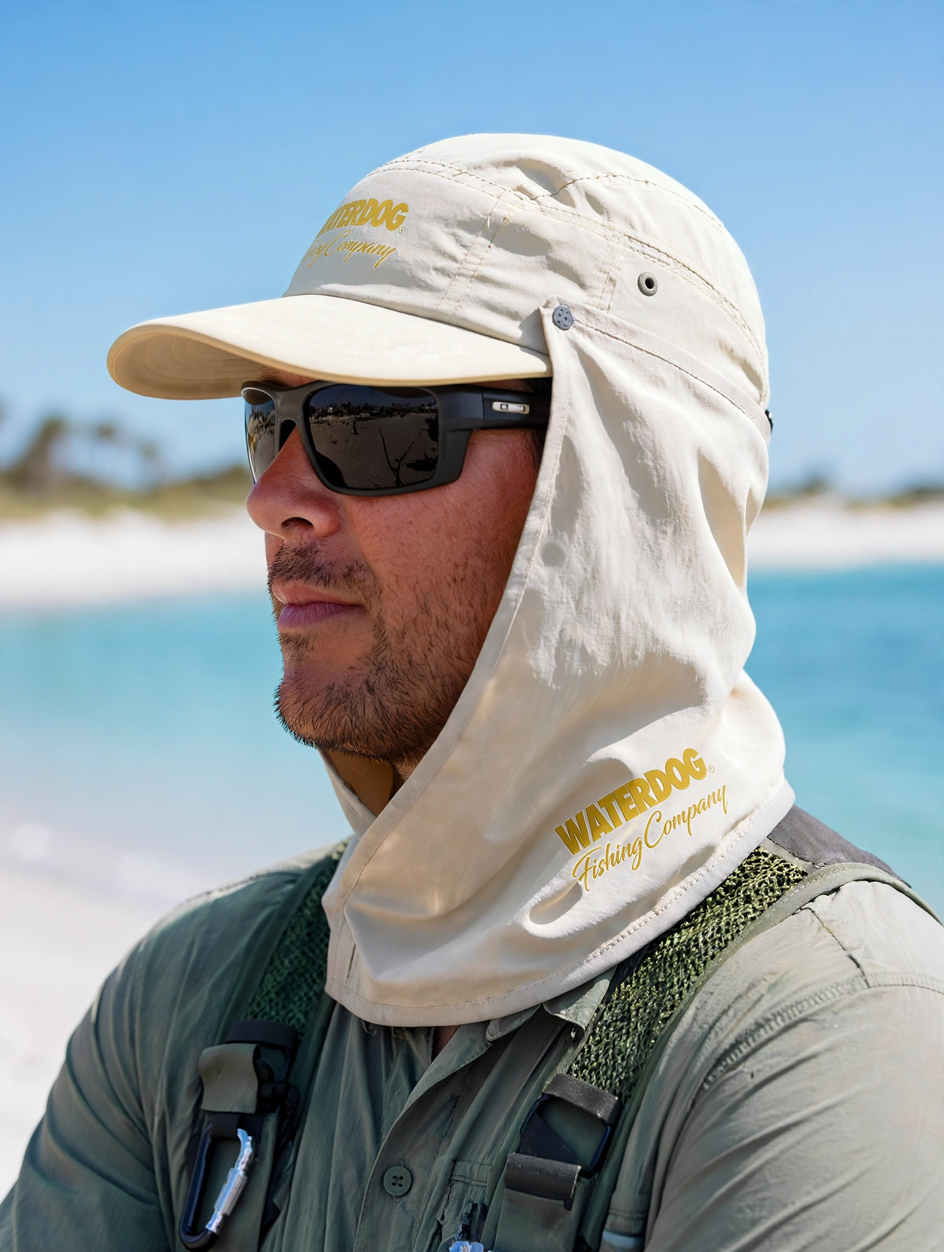 Gorro Waterdog Con Visera Y Cubrenuca Desmontable Con Bolsillo