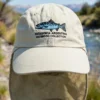 Gorro Waterdog Con Visera Y Cubrenuca Upf 30 Cordon Con Broche