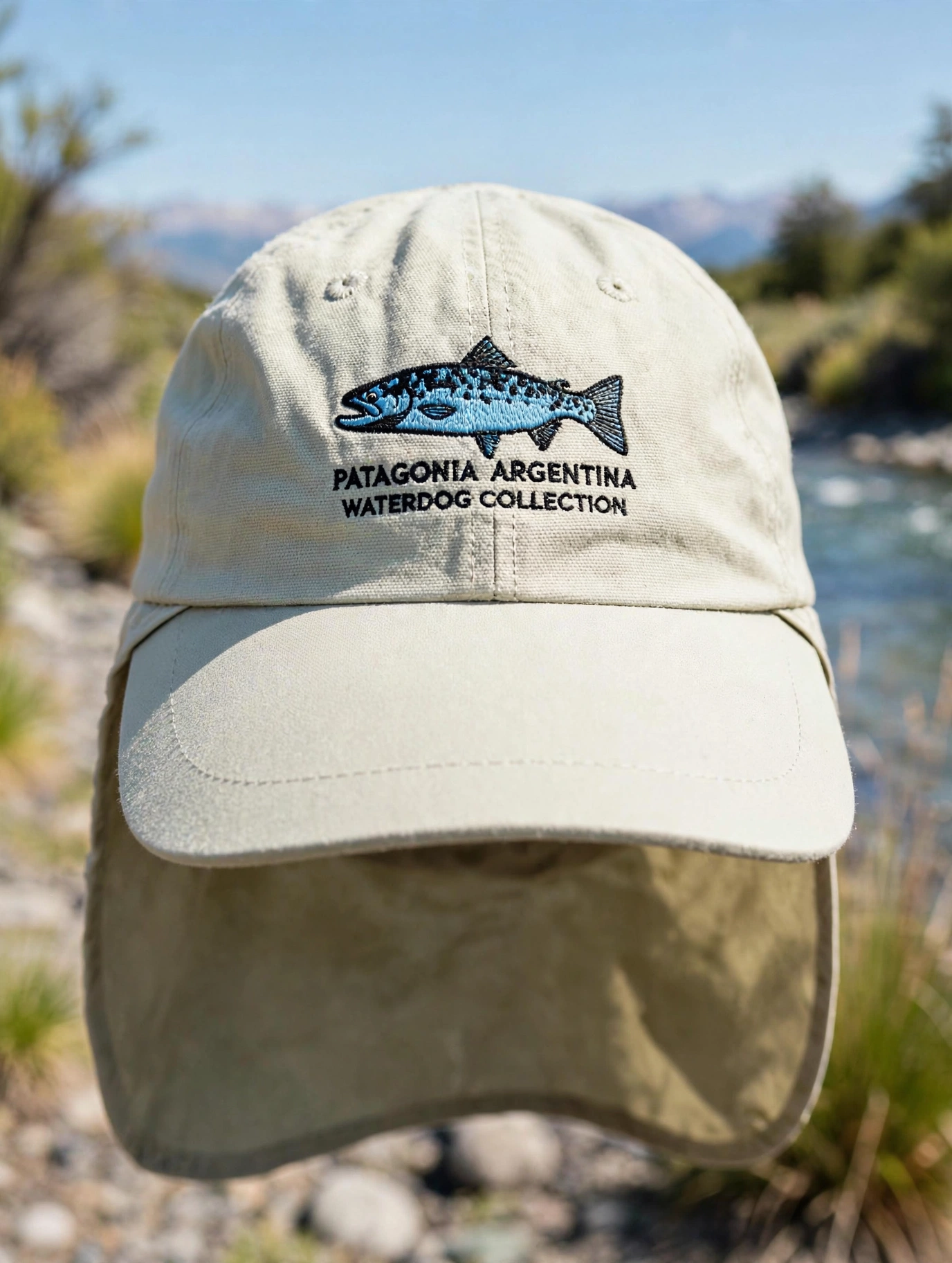 Gorro Waterdog Con Visera Y Cubrenuca Upf 30 Cordon Con Broche