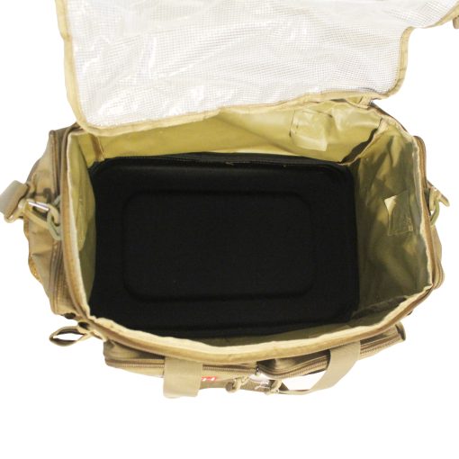 Bolso Tech Angler 40x25x24 Cm Color Arena Base Rigida