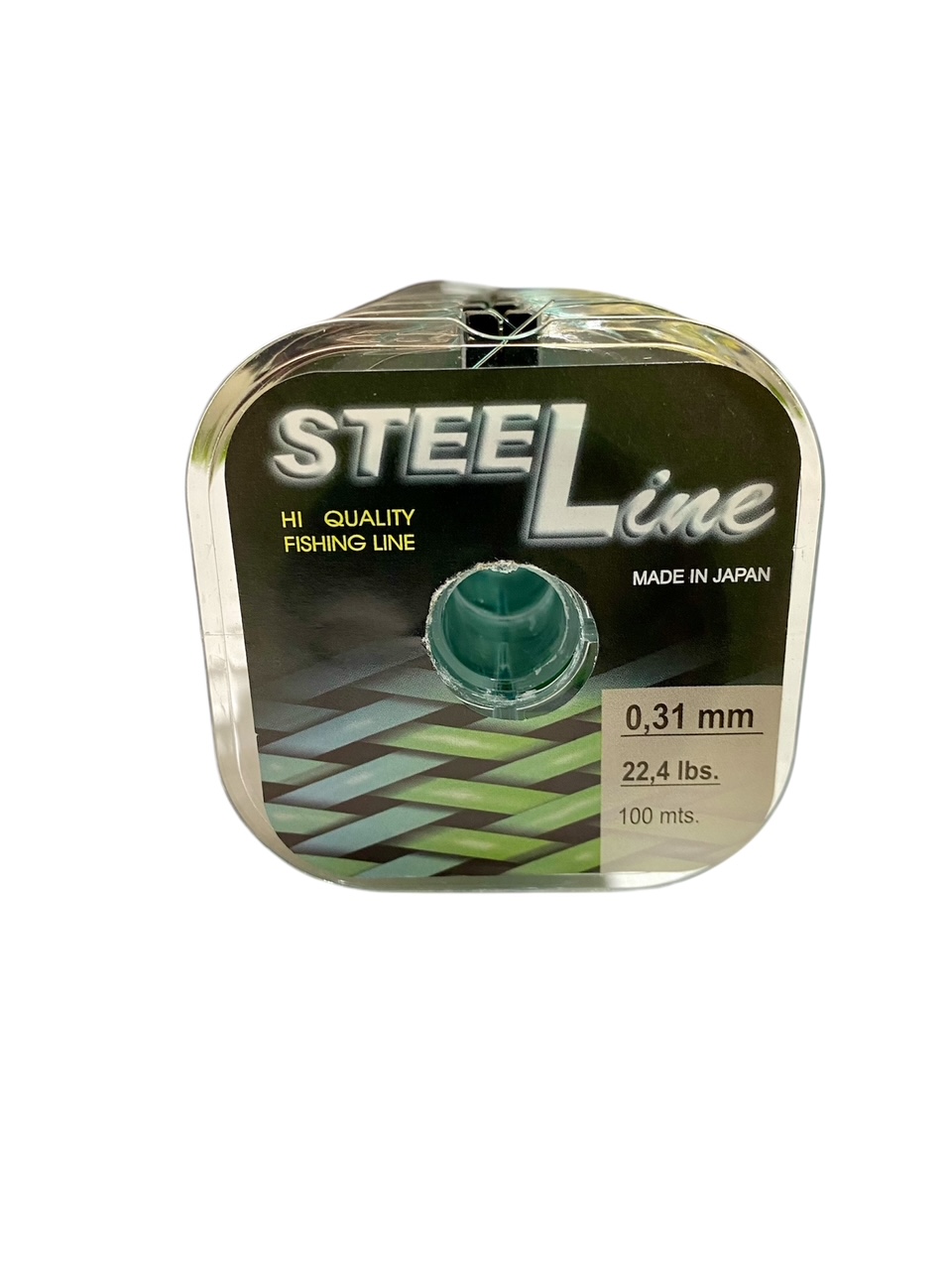 Nylon Pesca Steeline Flex 0,31 Mm X100 M Color Verde Origen Japón