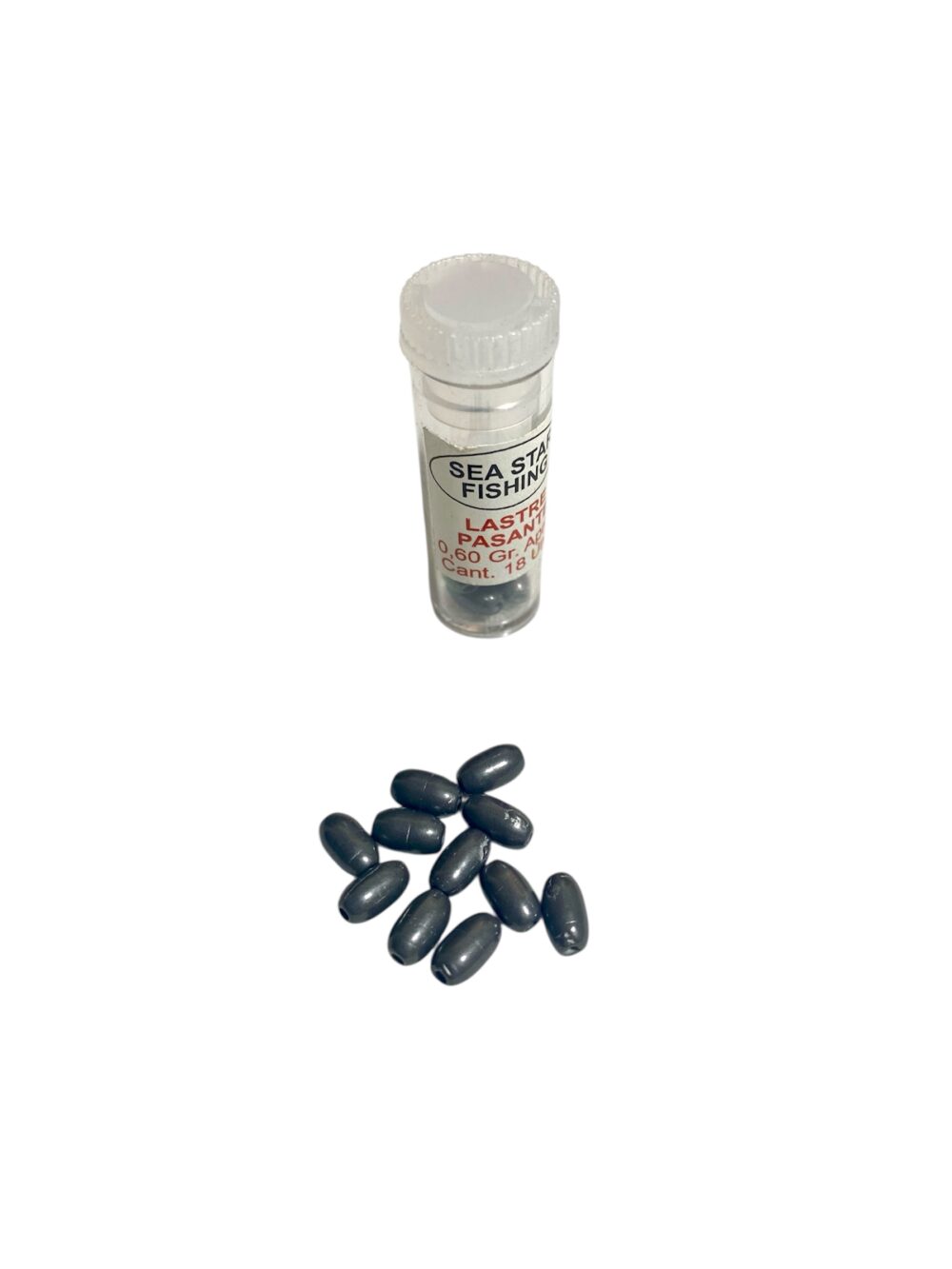 Plomo Lastre Pasante JAF 0,60 grs Blister Por 18 Unidades
