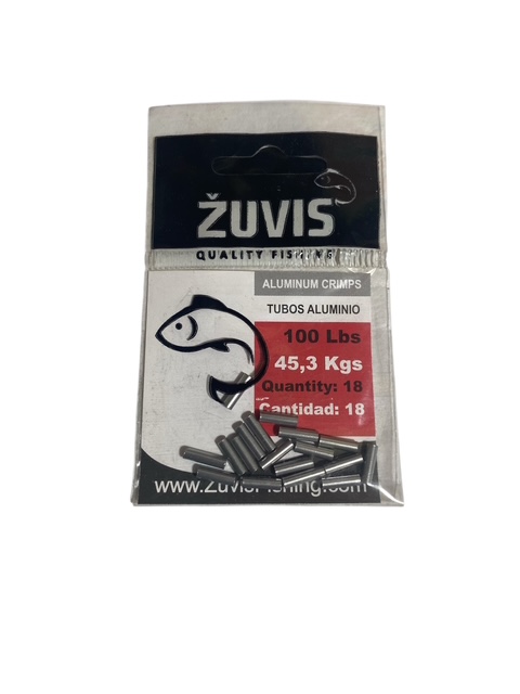 Tubitos De Aluminio Para Leader Acero Varios Tamaños
