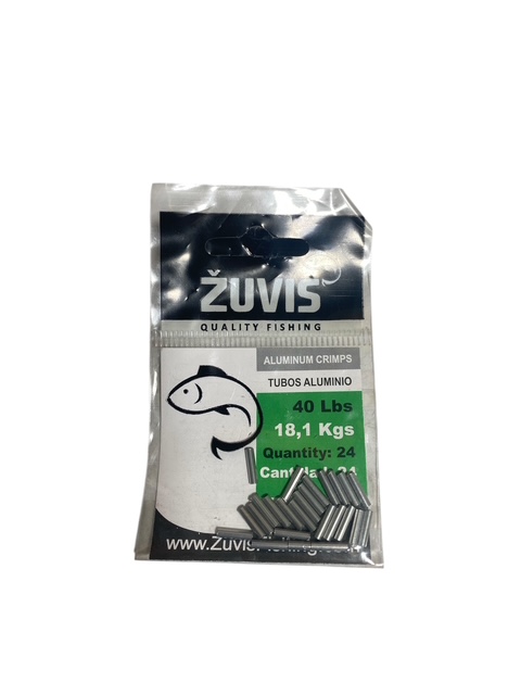 Tubitos De Aluminio Para Leader Acero Varios Tamaños