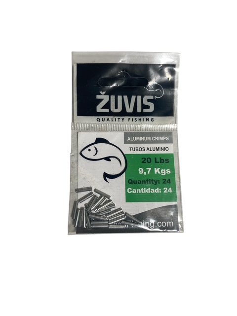 Tubitos De Aluminio Para Leader Acero Varios Tamaños