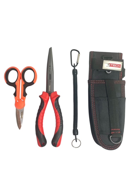 Pinza Tech Multifunción + Funda + Tijera + Extensor