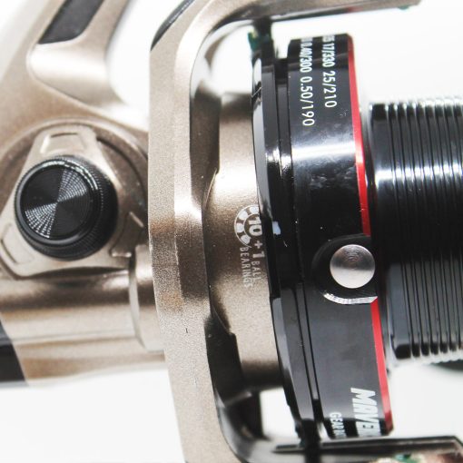 Reel Tech Maverick 100 De Lance Carrete Conico Rel 4.1:1 Cap 0,40mm/420m + Carrete Adicional