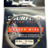 Leader Pesca Cable Acero Surfish 40 Lbs x10 m Con Tubitos