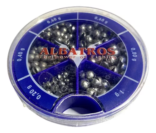 Munición Partida Albatros Pesca Plomo Caja V/medidas 120 Gr