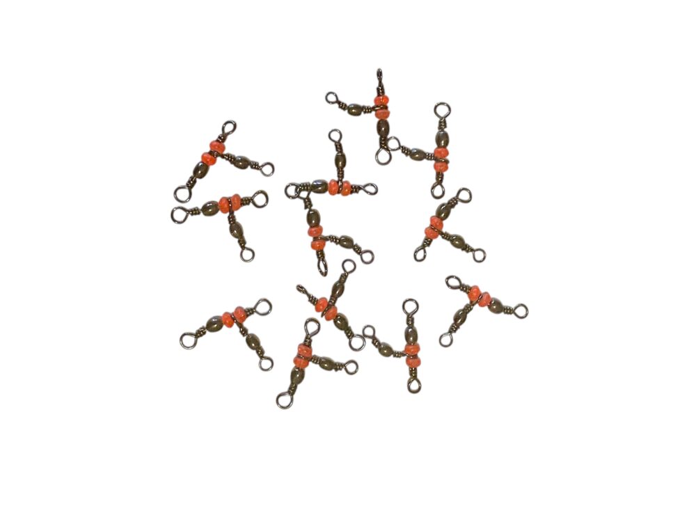Micro Esmerillon Triple Con Mostacillas 1,6 x 1 cm x10 Unidades