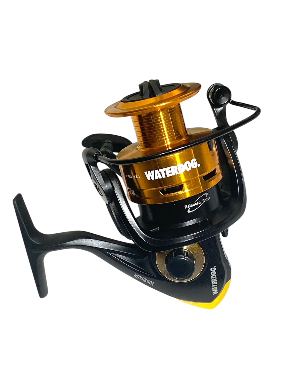 Reel Waterdog Novak 601 Capacidad 185m/0,50mm Relación 4.8:1 1 Ruleman Pesca Variada