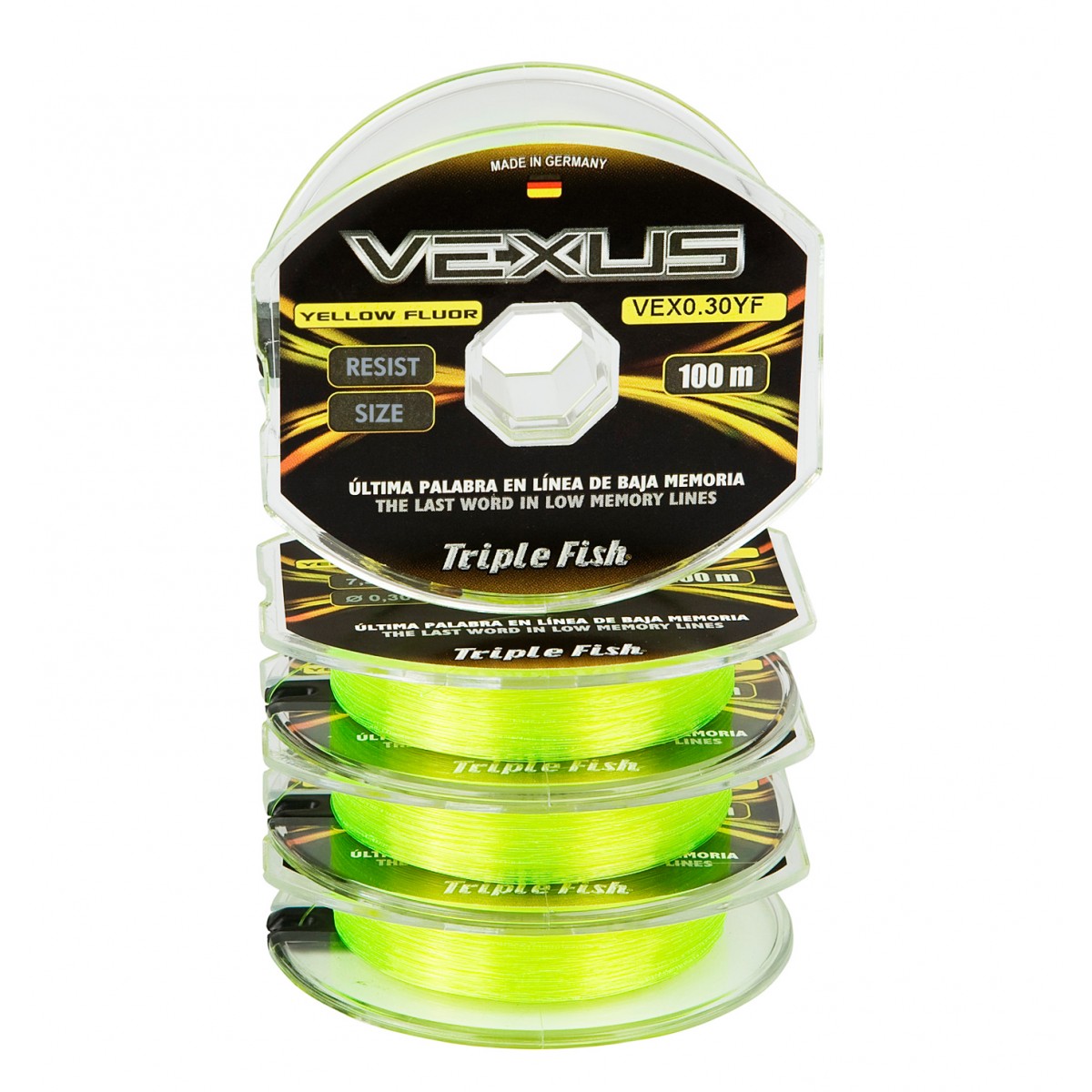 Nylon Vexus Rollo x100 m Baja Memoria Alemán Varias Medidas y Colores