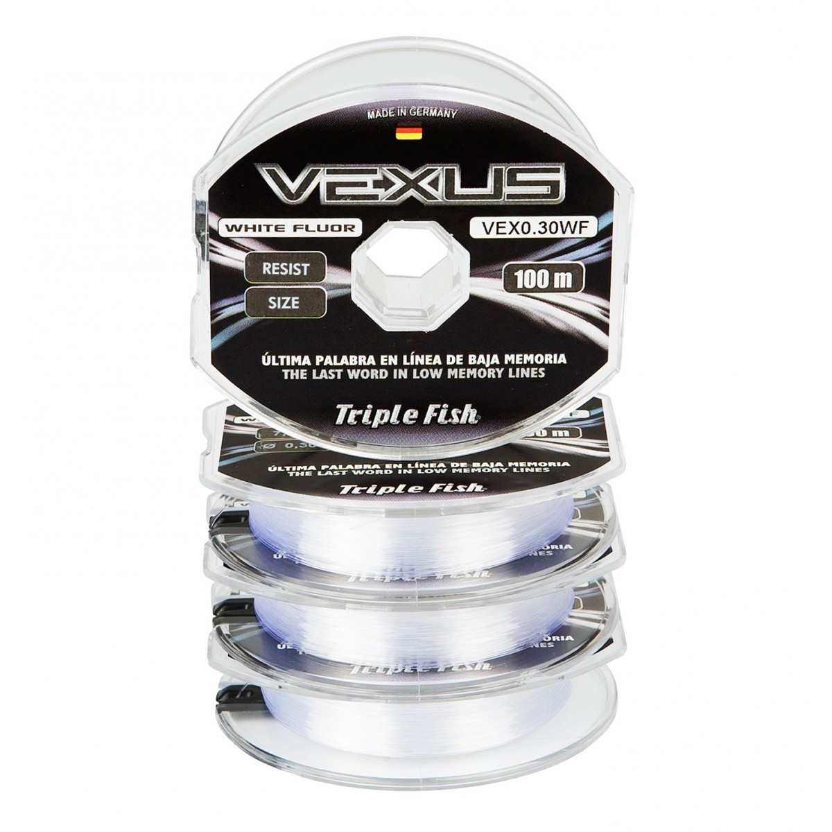 Nylon Vexus Rollo x100 m Baja Memoria Alemán Varias Medidas y Colores