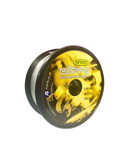 Nylon Spinit Ultra 0,90 Mm 38 Kg Tanza Pesca X100m Transparente