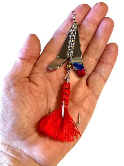 Señuelo Helice Waterdog Con Anzuelo Triple 130 Mm 25g