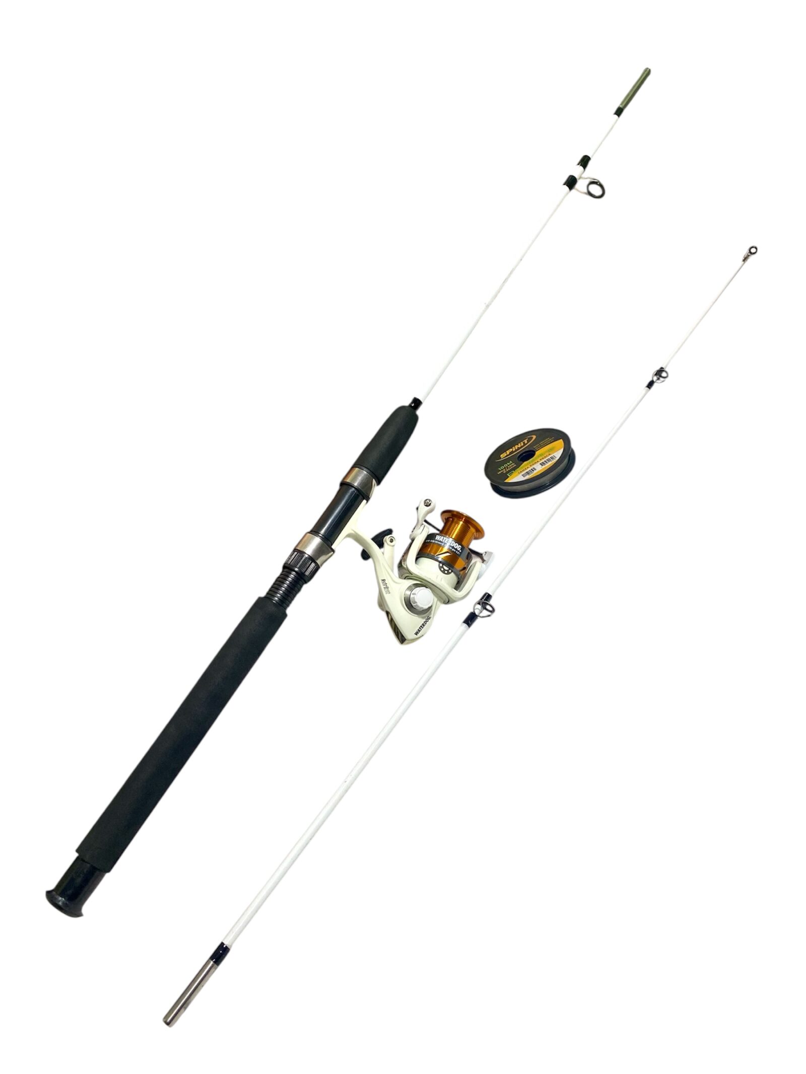 Combo Pesca Caña 1,80 m Masisa + Reel + Accesorios Para Pesca Variada