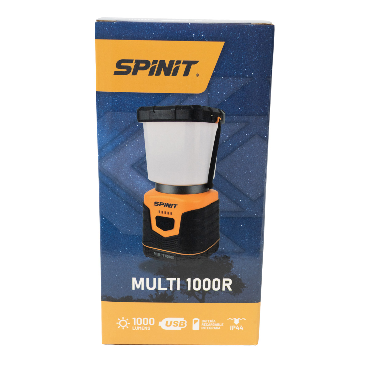 Farol Portatil Spinit Multi 1000r Recargable Usb Power Bank 1000 lm
