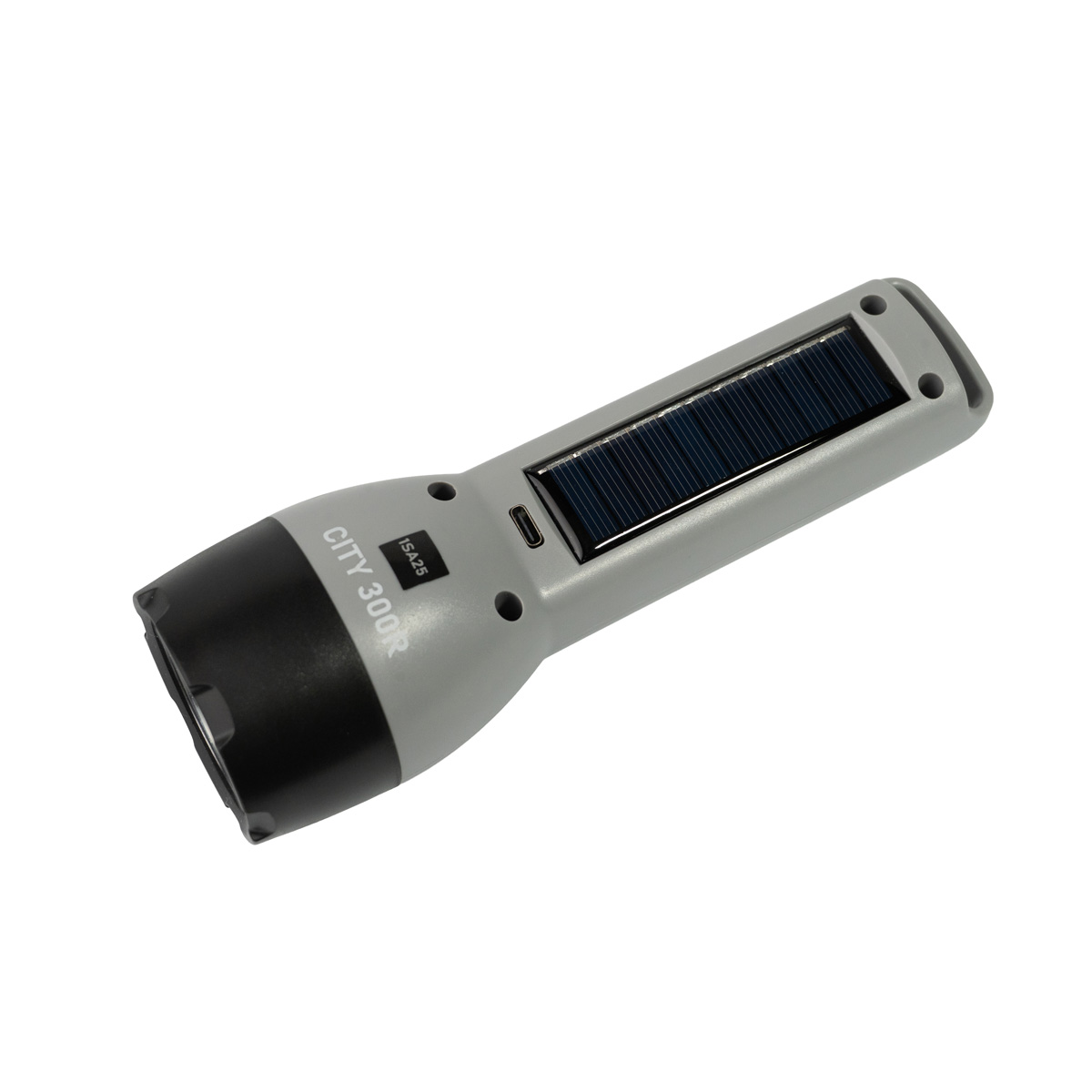 185075 LINTERNA SPINIT CITY 300R RECARGABLE-04 Linterna Led Spinit City 300 Lm Recargable Bateria Y Solar