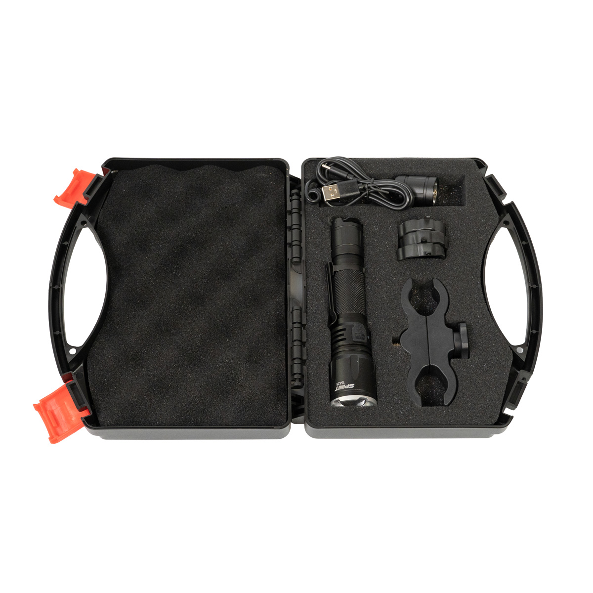 185078 LINTERNA SPINIT POINTMAX 1200R HUNTER-10 Linterna Spinit Pointmax 1200r Hunter Recargable Usb Alcanza a 300m 1200 lm