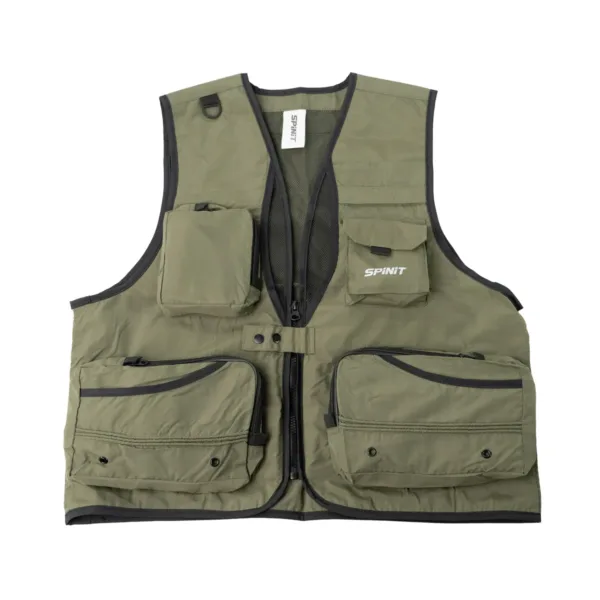 Chaleco Spint Aventura Secado Rápido 8 Bolsillos Pesca